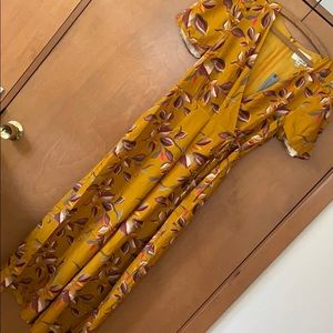 Anthropologie Floral Jumpsuit